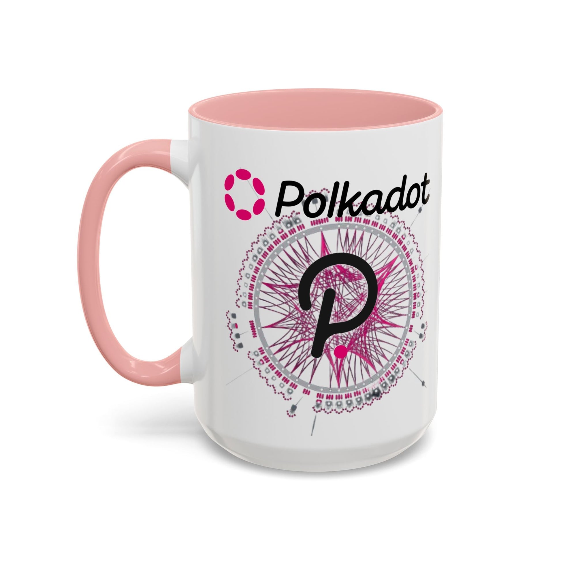 Polkadot (DOT) Accent Mug by cypherpunkgear – cypherpunkgear.com | Cypherpunk Merch