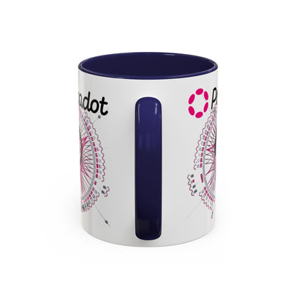 Polkadot (DOT) Accent Mug by cypherpunkgear – cypherpunkgear.com | Cypherpunk Merch