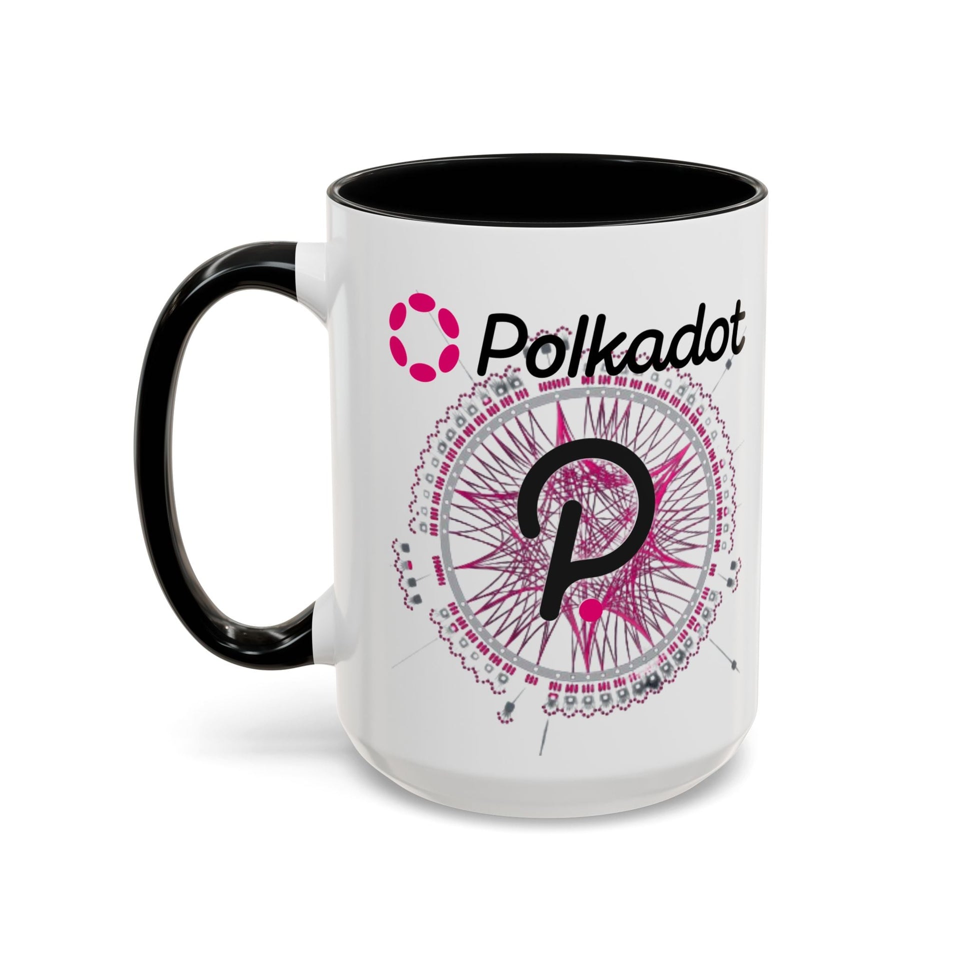 Polkadot (DOT) Accent Mug by cypherpunkgear – cypherpunkgear.com | Cypherpunk Merch