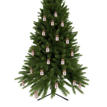 Polkadot (DOT) White BG Sled Ornament by cypherpunkgear – cypherpunkgear.com | Cypherpunk Merch
