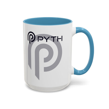 Pyth (PYTH) Accent Mug by cypherpunkgear – cypherpunkgear.com | Cypherpunk Merch