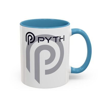 Pyth (PYTH) Accent Mug by cypherpunkgear – cypherpunkgear.com | Cypherpunk Merch