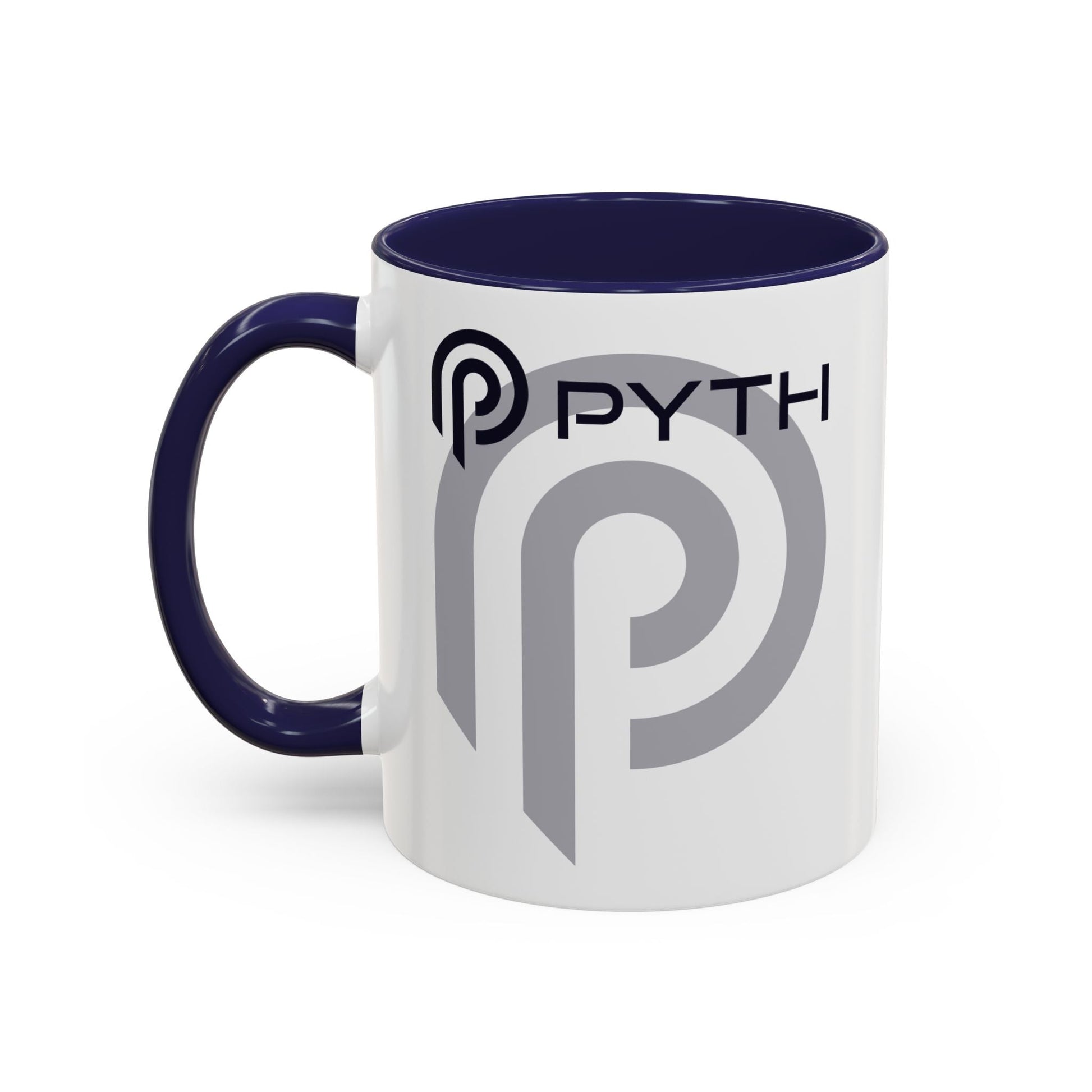 Pyth (PYTH) Accent Mug by cypherpunkgear – cypherpunkgear.com | Cypherpunk Merch