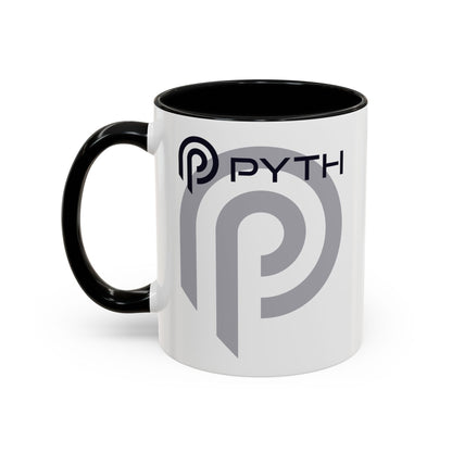 Pyth (PYTH) Accent Mug by cypherpunkgear – cypherpunkgear.com | Cypherpunk Merch