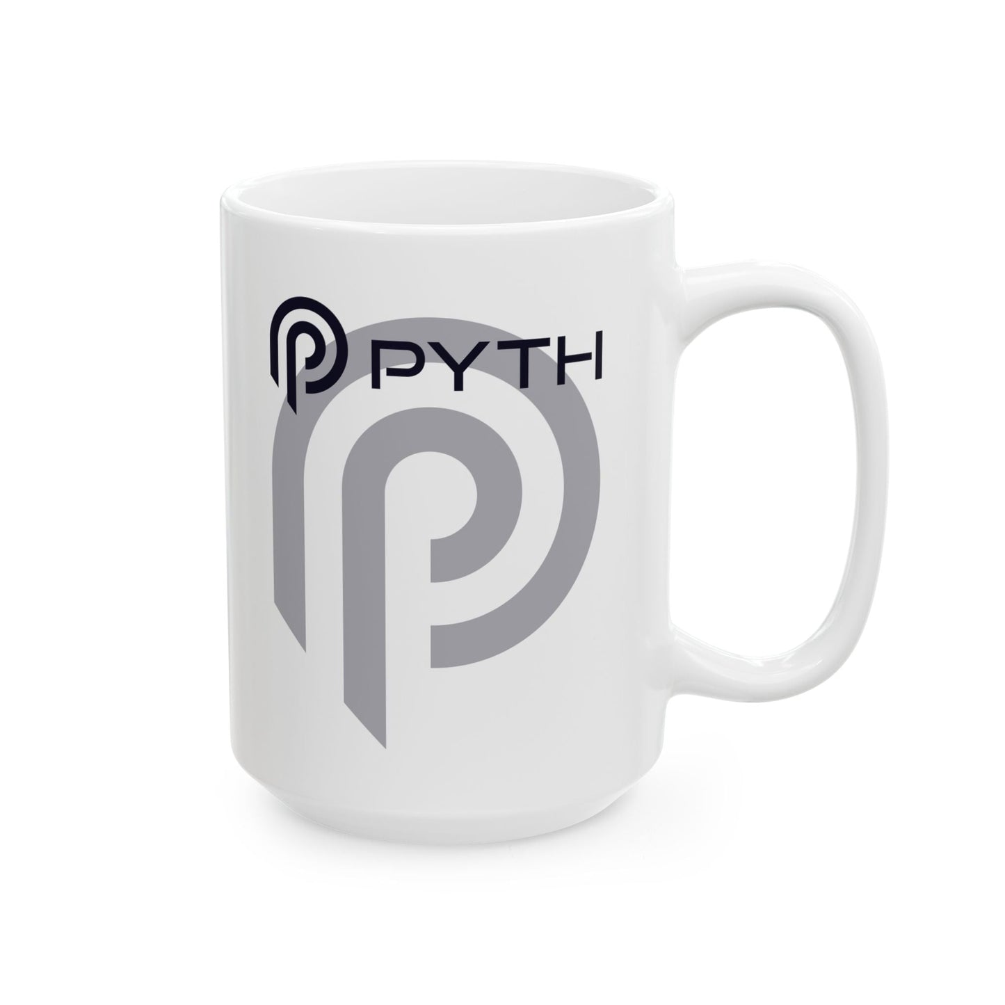 Pyth (PYTH) White Mug by cypherpunkgear – cypherpunkgear.com | Cypherpunk Merch