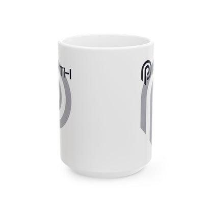 Pyth (PYTH) White Mug by cypherpunkgear – cypherpunkgear.com | Cypherpunk Merch