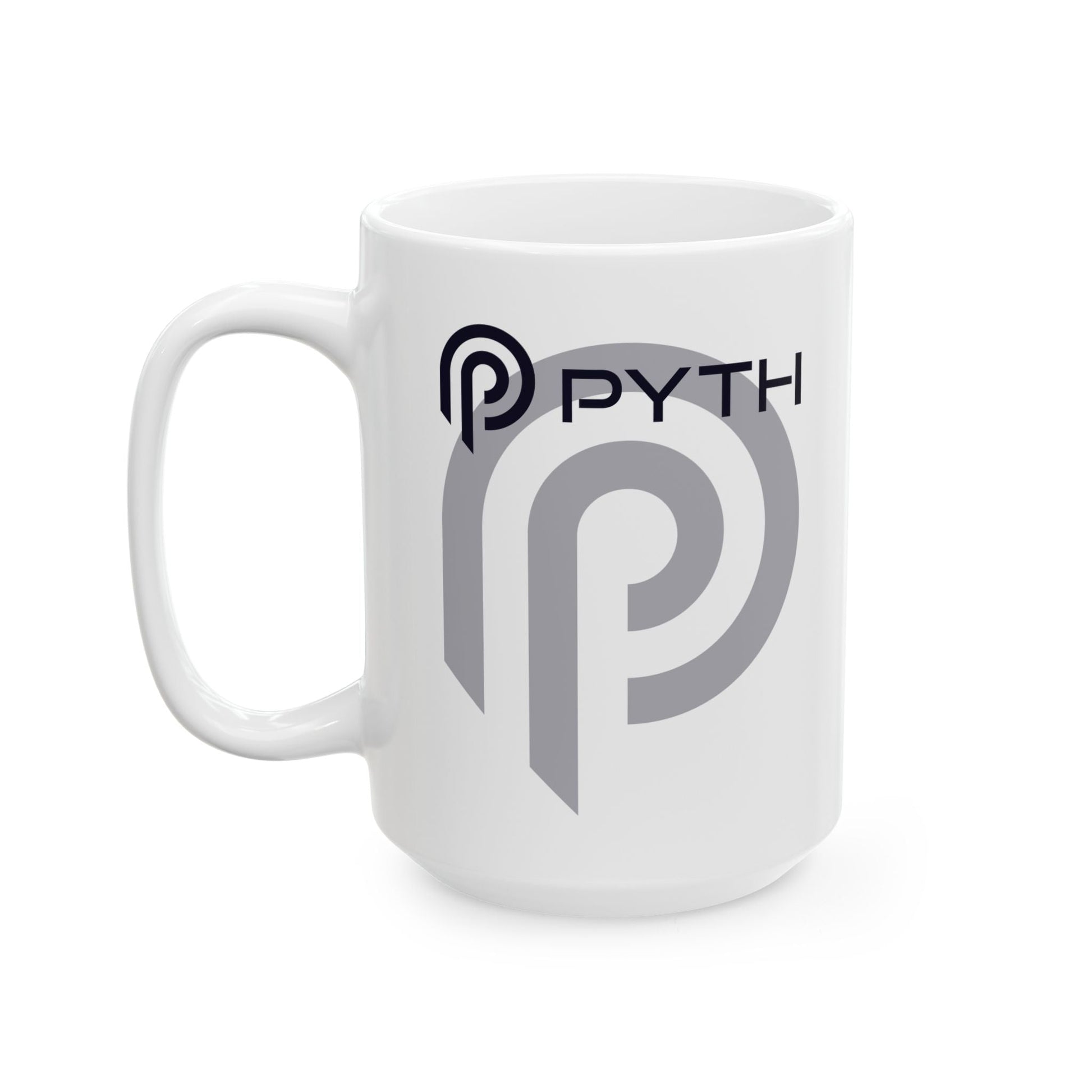 Pyth (PYTH) White Mug by cypherpunkgear – cypherpunkgear.com | Cypherpunk Merch