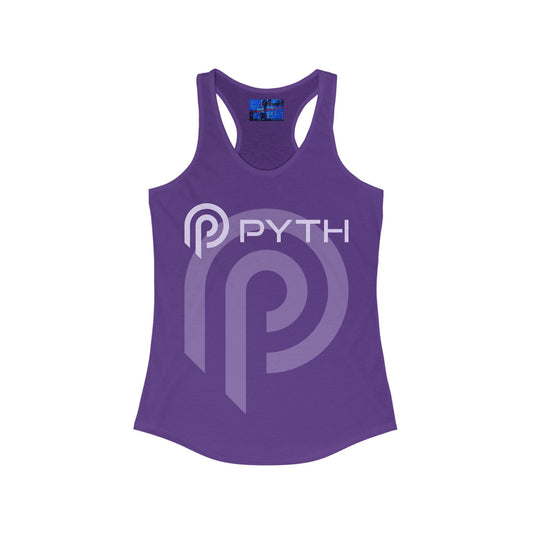Pyth (PYTH) Women's Racerback Tank Top by cypherpunkgear – cypherpunkgear.com | Cypherpunk Merch