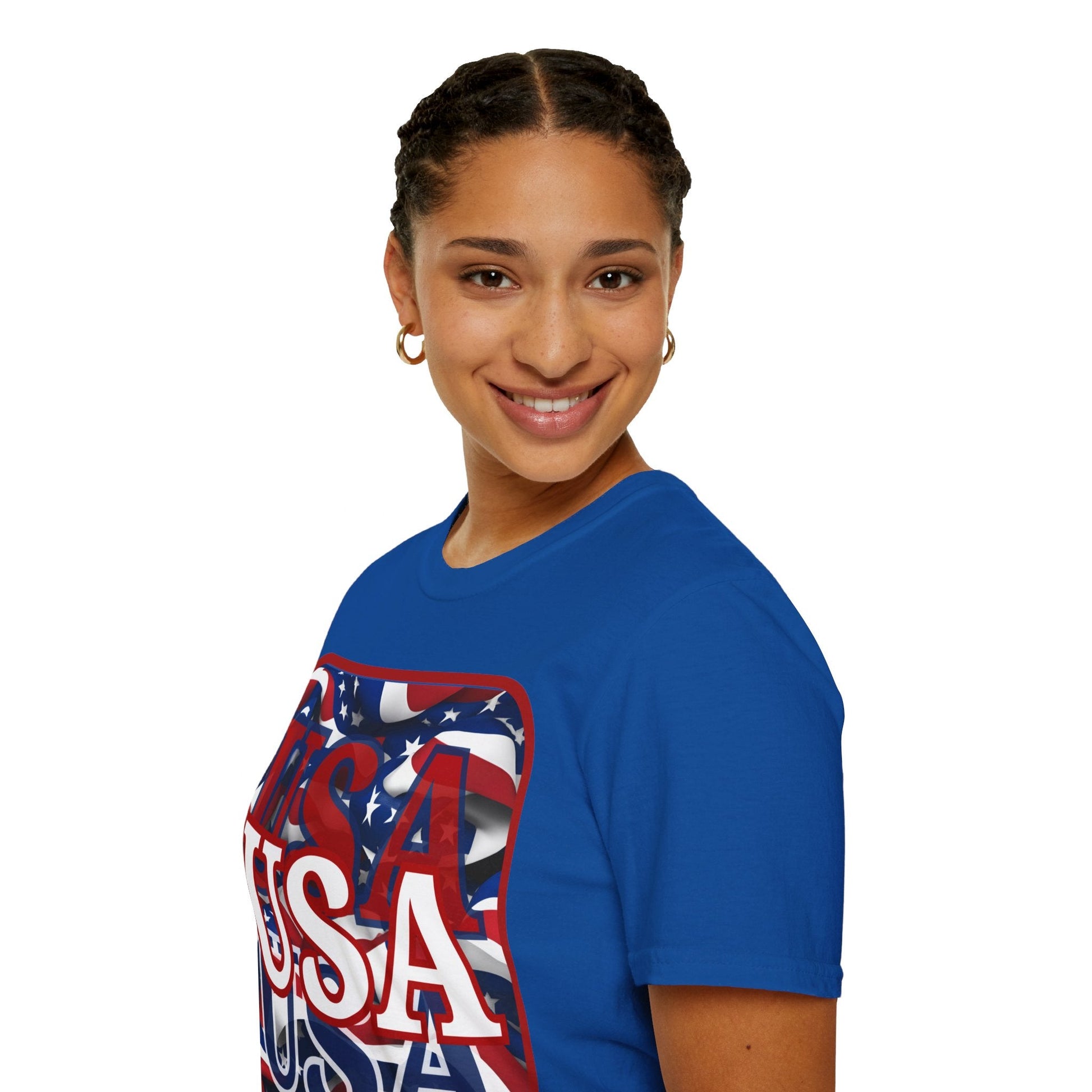 Red WHITE and Blue USA Patriot DKcolors Unisex T-Shirt by cypherpunkgear – cypherpunkgear.com | Cypherpunk Merch