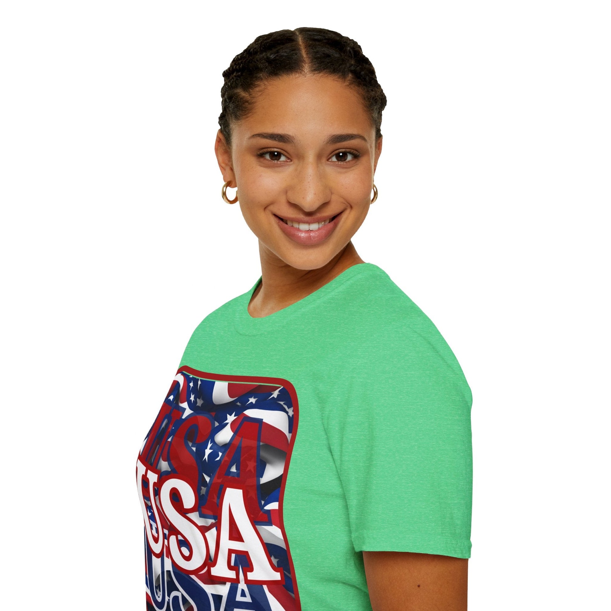 Red WHITE and Blue USA Patriot DKcolors Unisex T-Shirt by cypherpunkgear – cypherpunkgear.com | Cypherpunk Merch