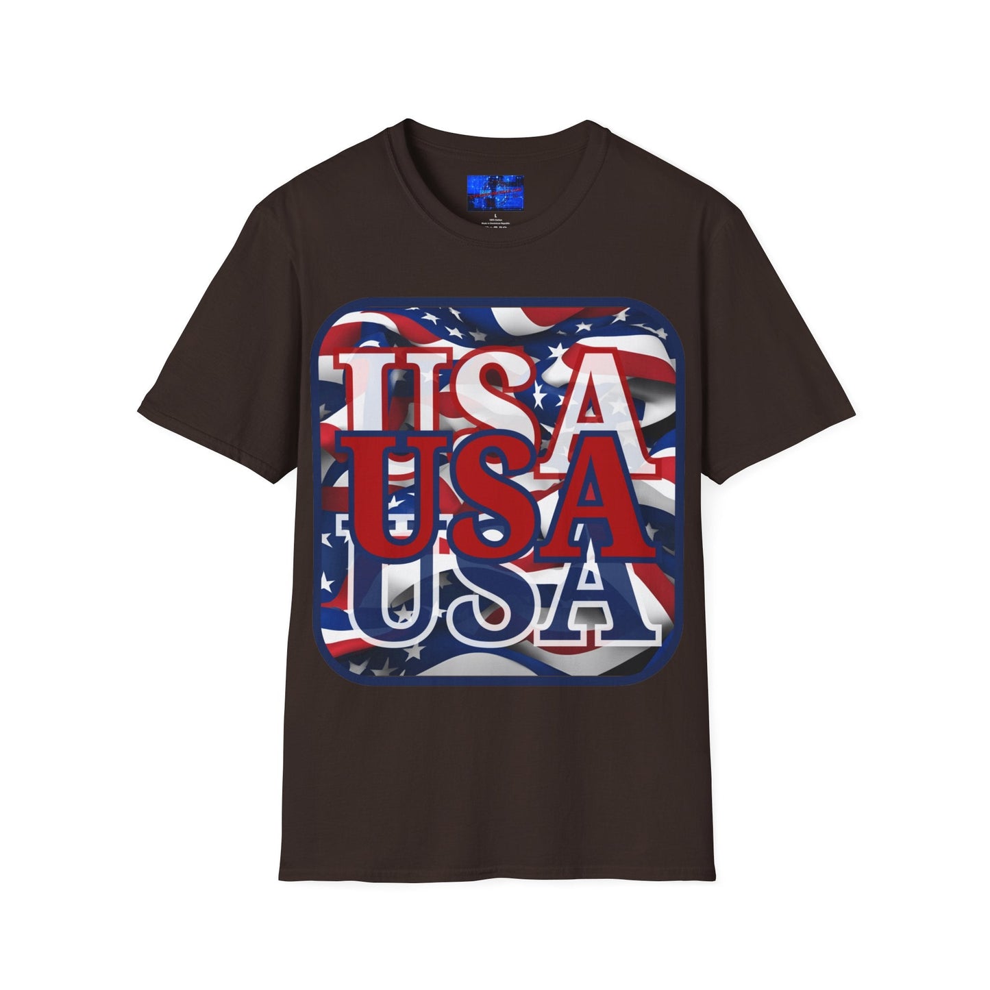 RED White and Blue USA Patriot DKcolors Unisex T-Shirt by cypherpunkgear – cypherpunkgear.com | Cypherpunk Merch