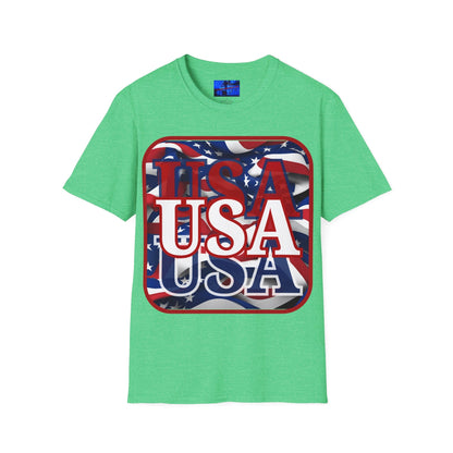 Red WHITE and Blue USA Patriot DKcolors Unisex T-Shirt by cypherpunkgear – cypherpunkgear.com | Cypherpunk Merch