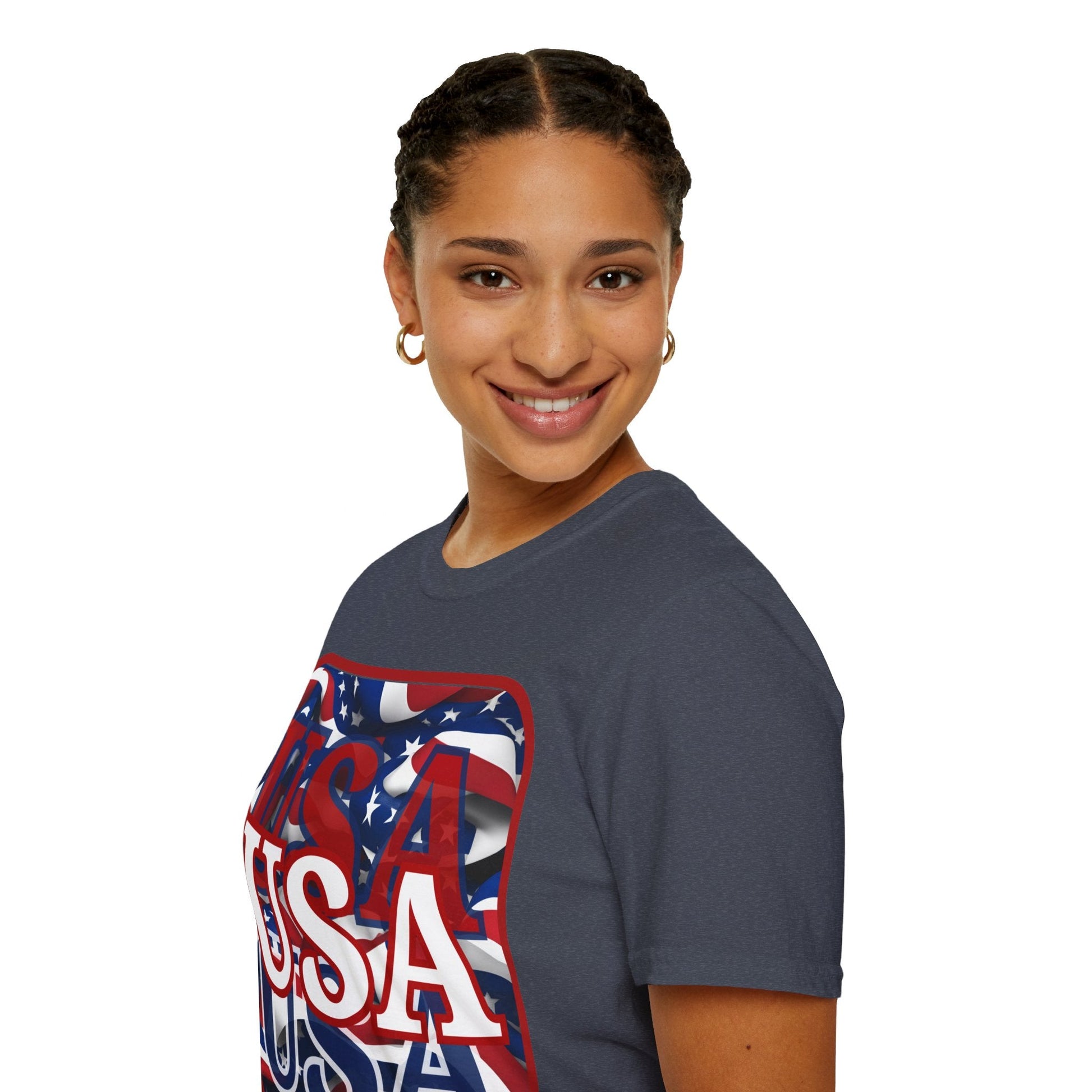 Red WHITE and Blue USA Patriot DKcolors Unisex T-Shirt by cypherpunkgear – cypherpunkgear.com | Cypherpunk Merch