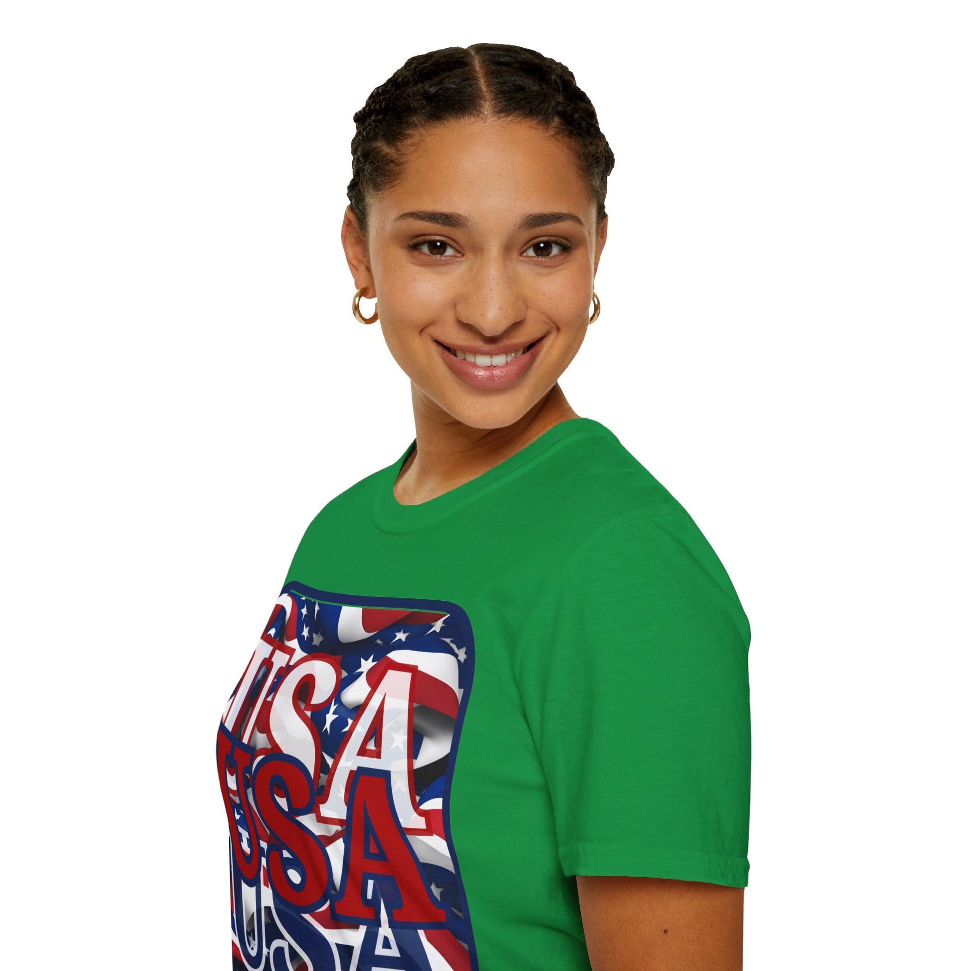RED White and Blue USA Patriot DKcolors Unisex T-Shirt by cypherpunkgear – cypherpunkgear.com | Cypherpunk Merch