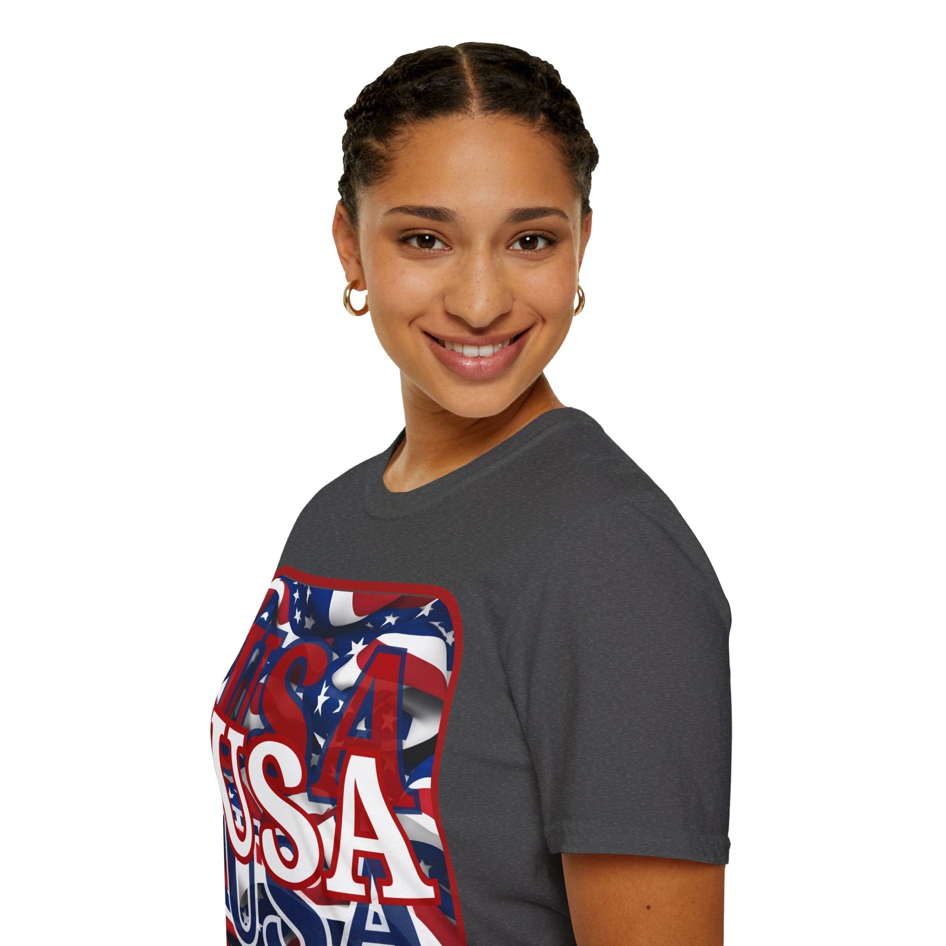 Red WHITE and Blue USA Patriot DKcolors Unisex T-Shirt by cypherpunkgear – cypherpunkgear.com | Cypherpunk Merch