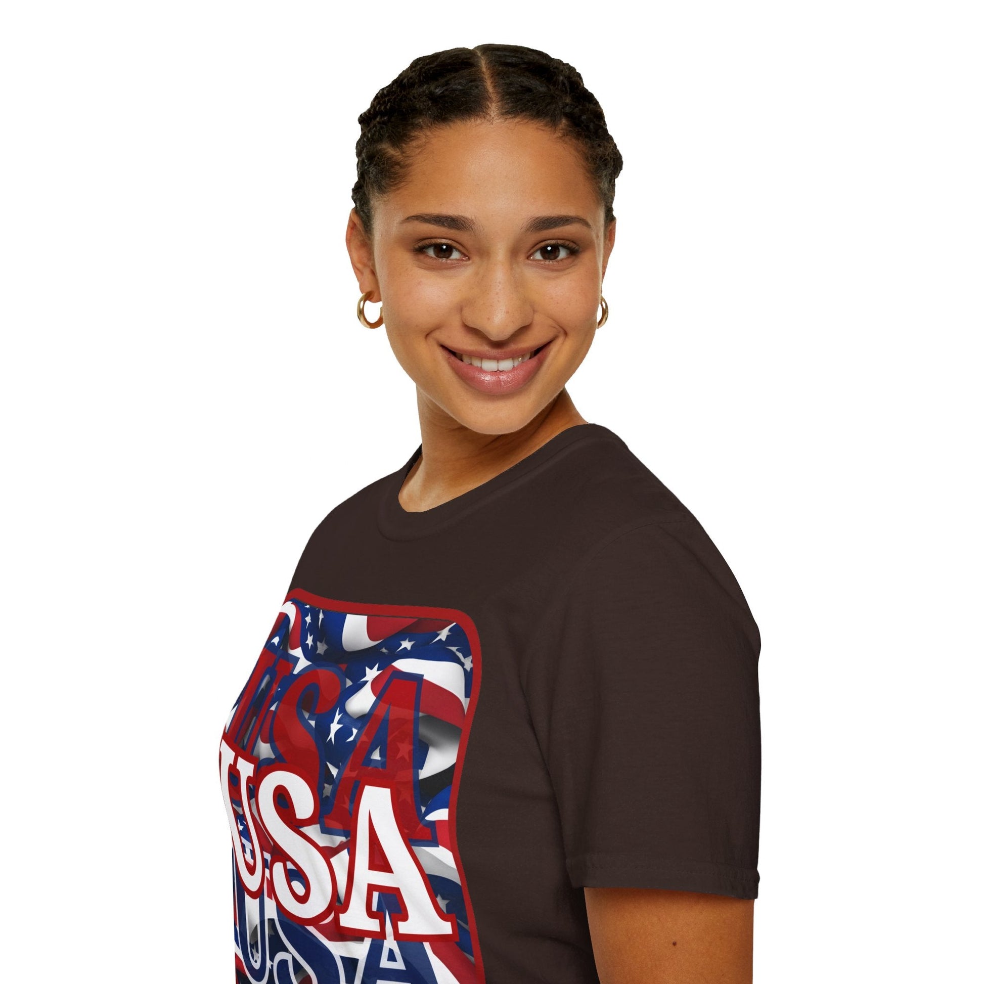Red WHITE and Blue USA Patriot DKcolors Unisex T-Shirt by cypherpunkgear – cypherpunkgear.com | Cypherpunk Merch