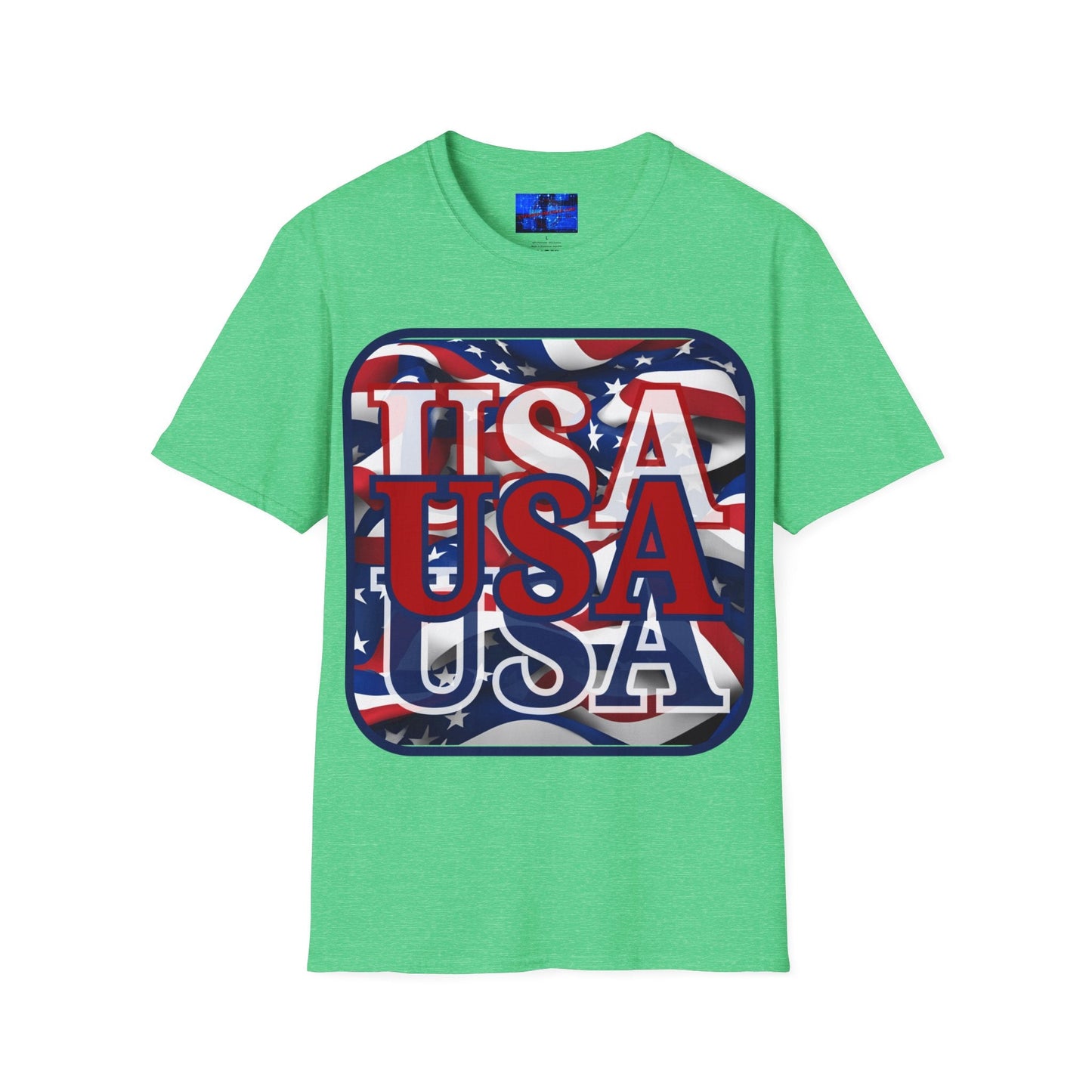 RED White and Blue USA Patriot DKcolors Unisex T-Shirt by cypherpunkgear – cypherpunkgear.com | Cypherpunk Merch