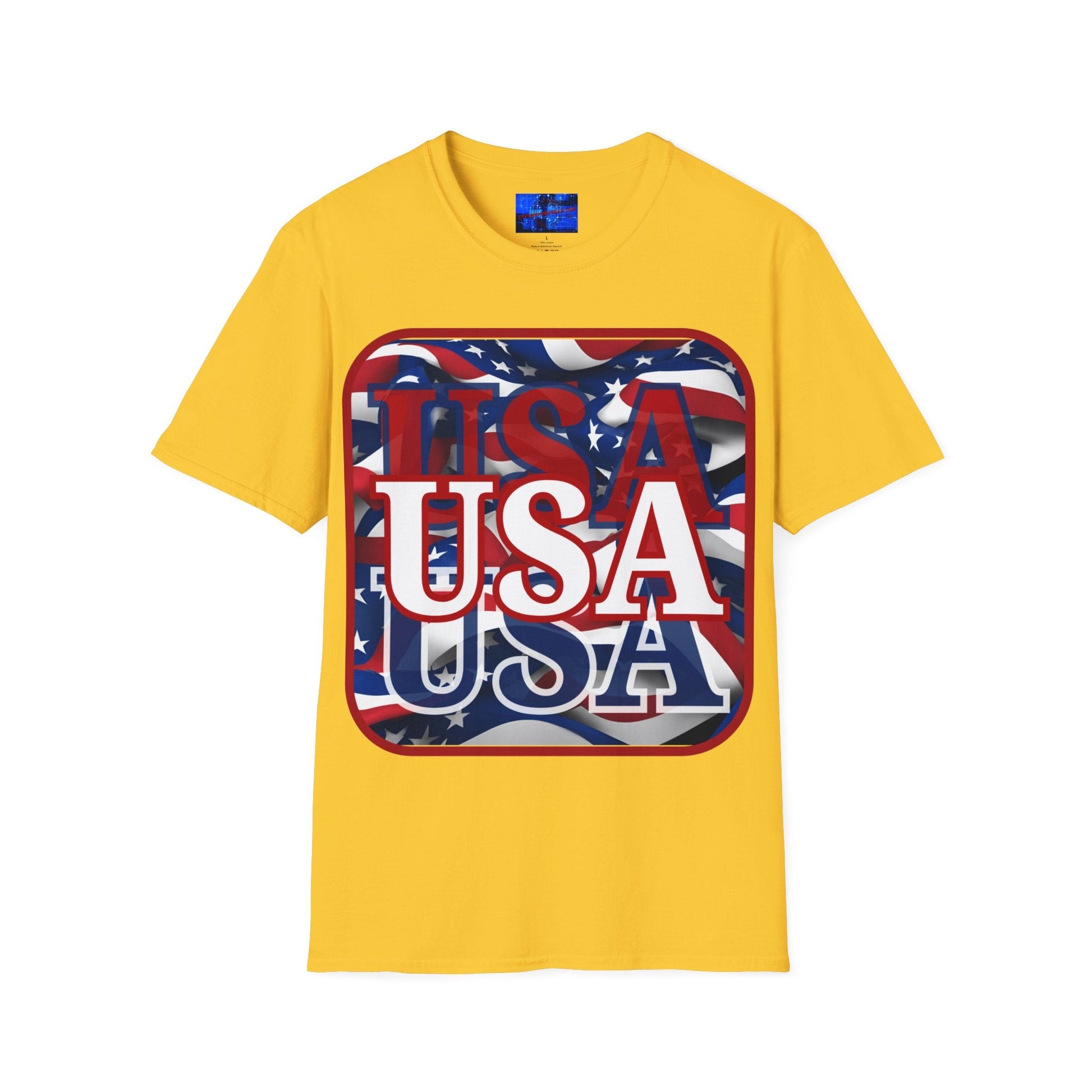 Red WHITE and Blue USA Patriot LTcolors Unisex T-Shirt by cypherpunkgear – cypherpunkgear.com | Cypherpunk Merch