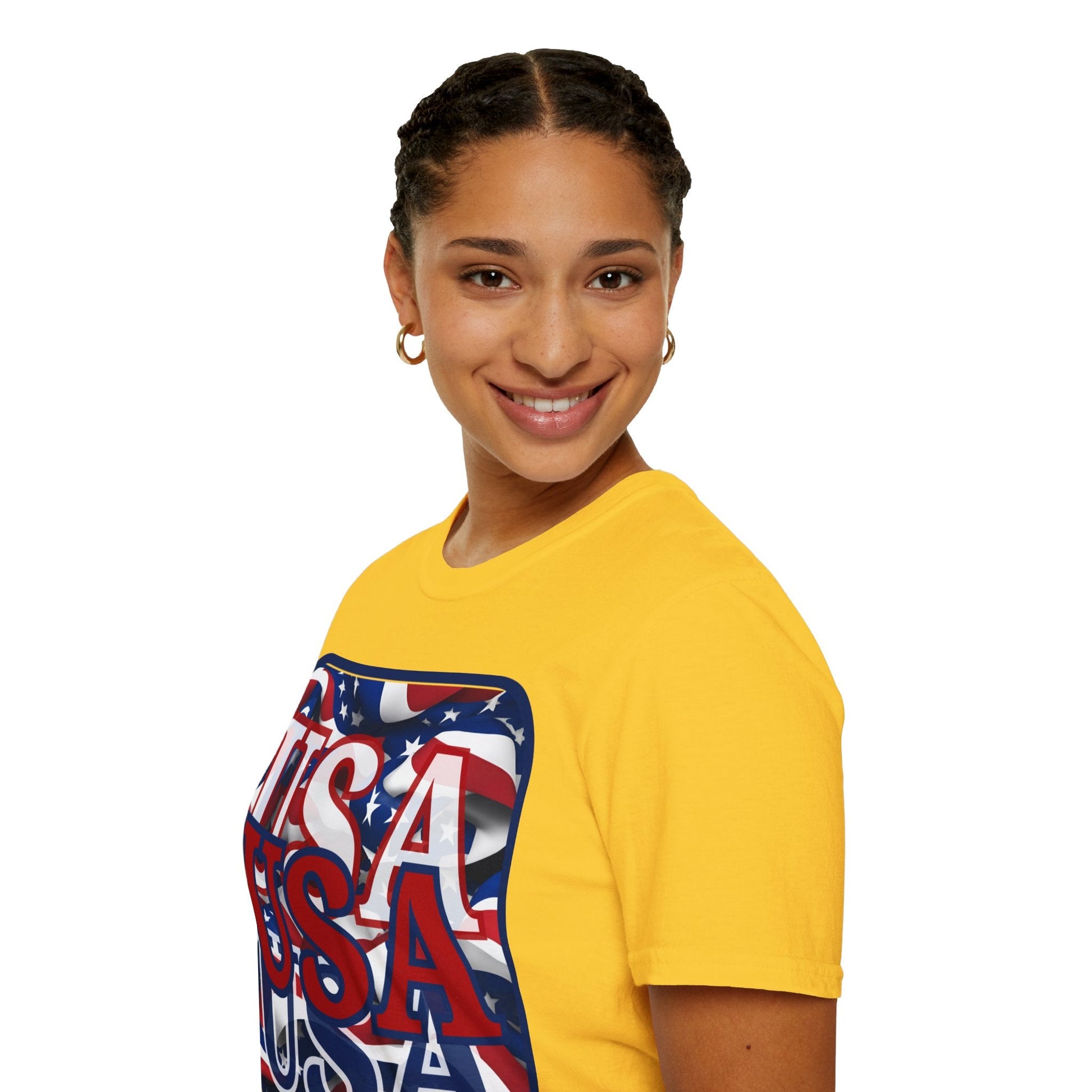 RED White and Blue USA Patriot LTcolors Unisex T-Shirt by cypherpunkgear – cypherpunkgear.com | Cypherpunk Merch