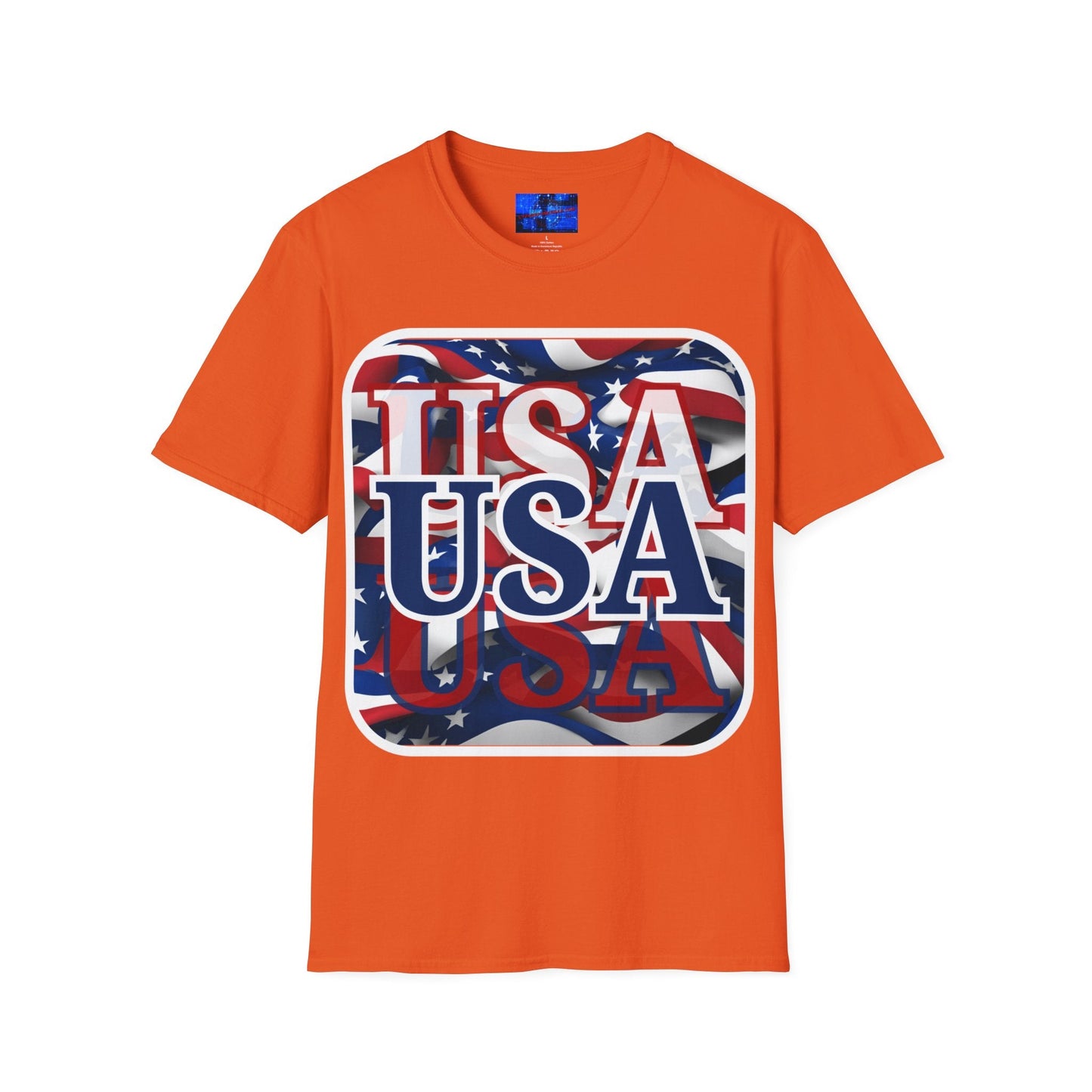 Red White and BLUE USA Patriot LTcolors Unisex T-Shirt by cypherpunkgear – cypherpunkgear.com | Cypherpunk Merch