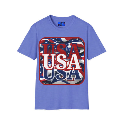 Red WHITE and Blue USA Patriot LTcolors Unisex T-Shirt by cypherpunkgear – cypherpunkgear.com | Cypherpunk Merch