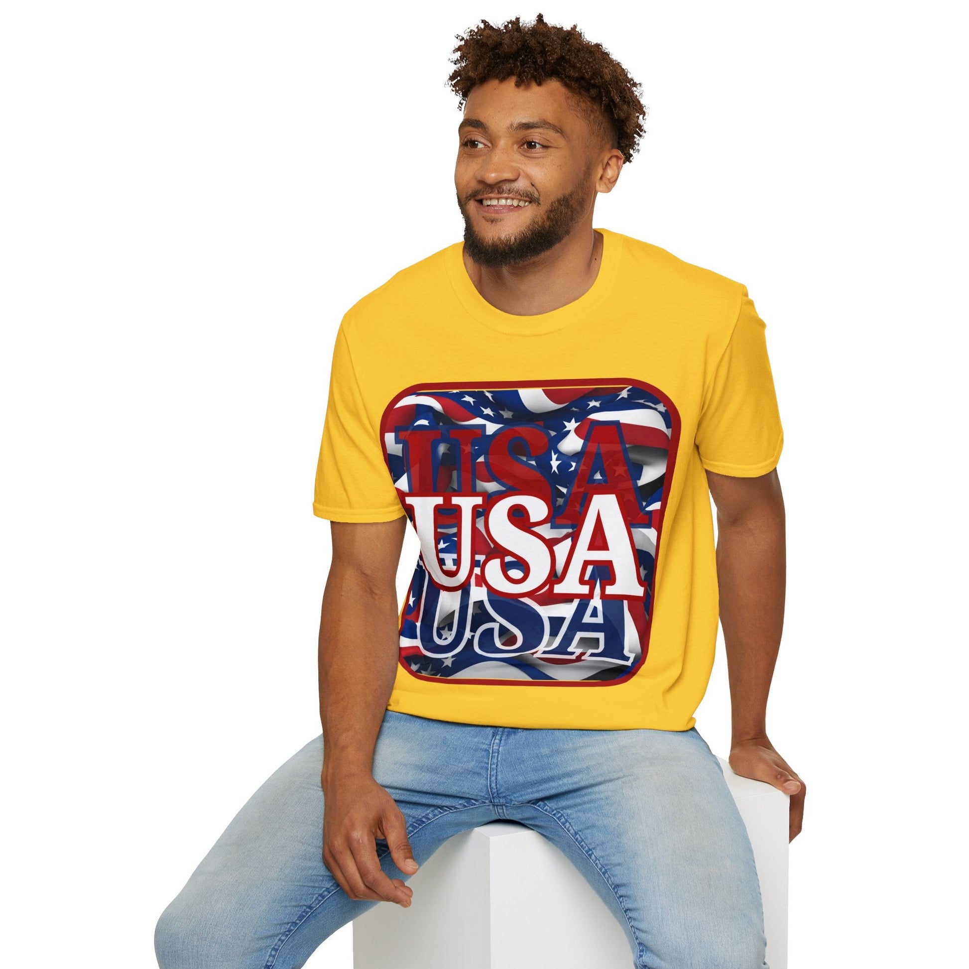 Red WHITE and Blue USA Patriot LTcolors Unisex T-Shirt by cypherpunkgear – cypherpunkgear.com | Cypherpunk Merch