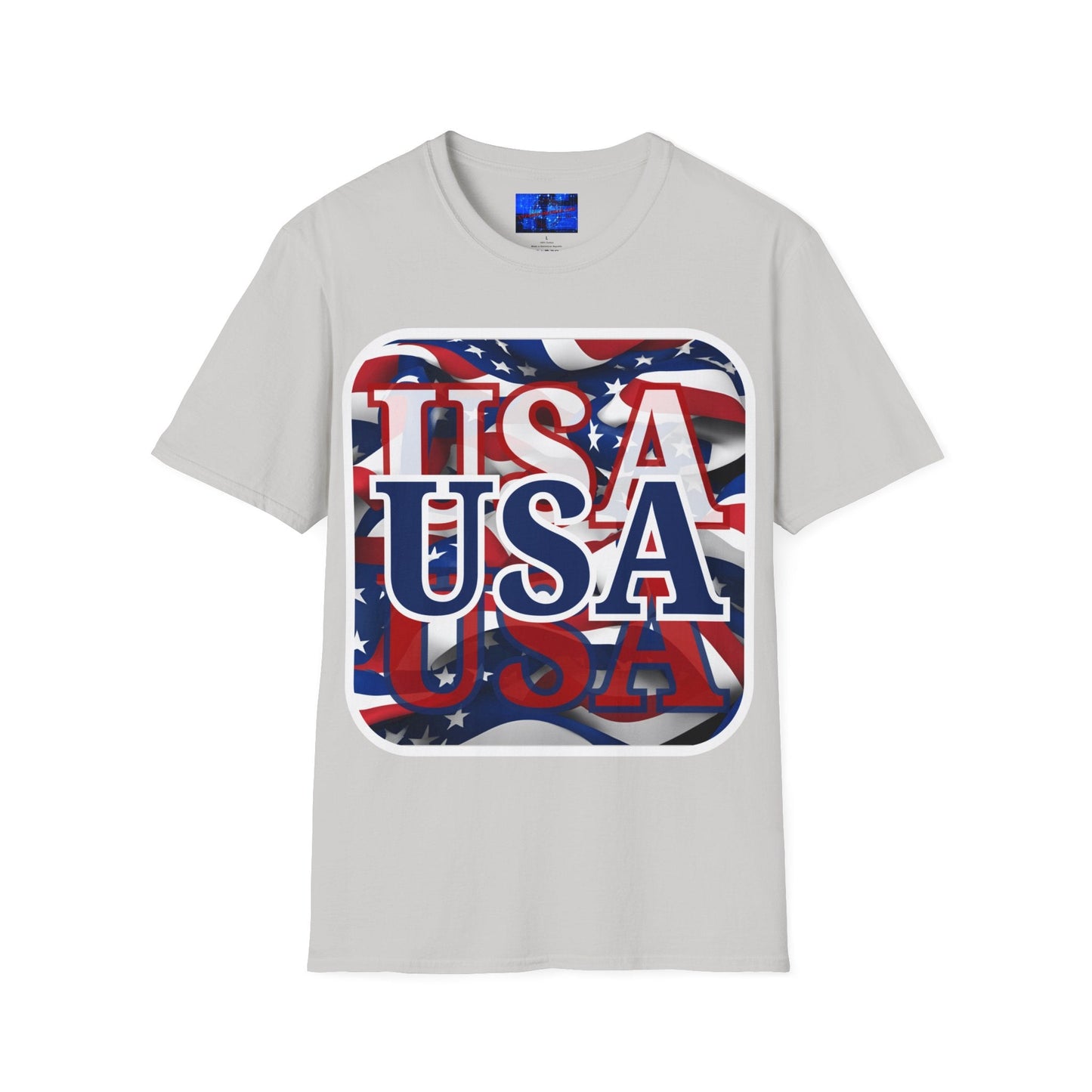 Red White and BLUE USA Patriot LTcolors Unisex T-Shirt by cypherpunkgear – cypherpunkgear.com | Cypherpunk Merch