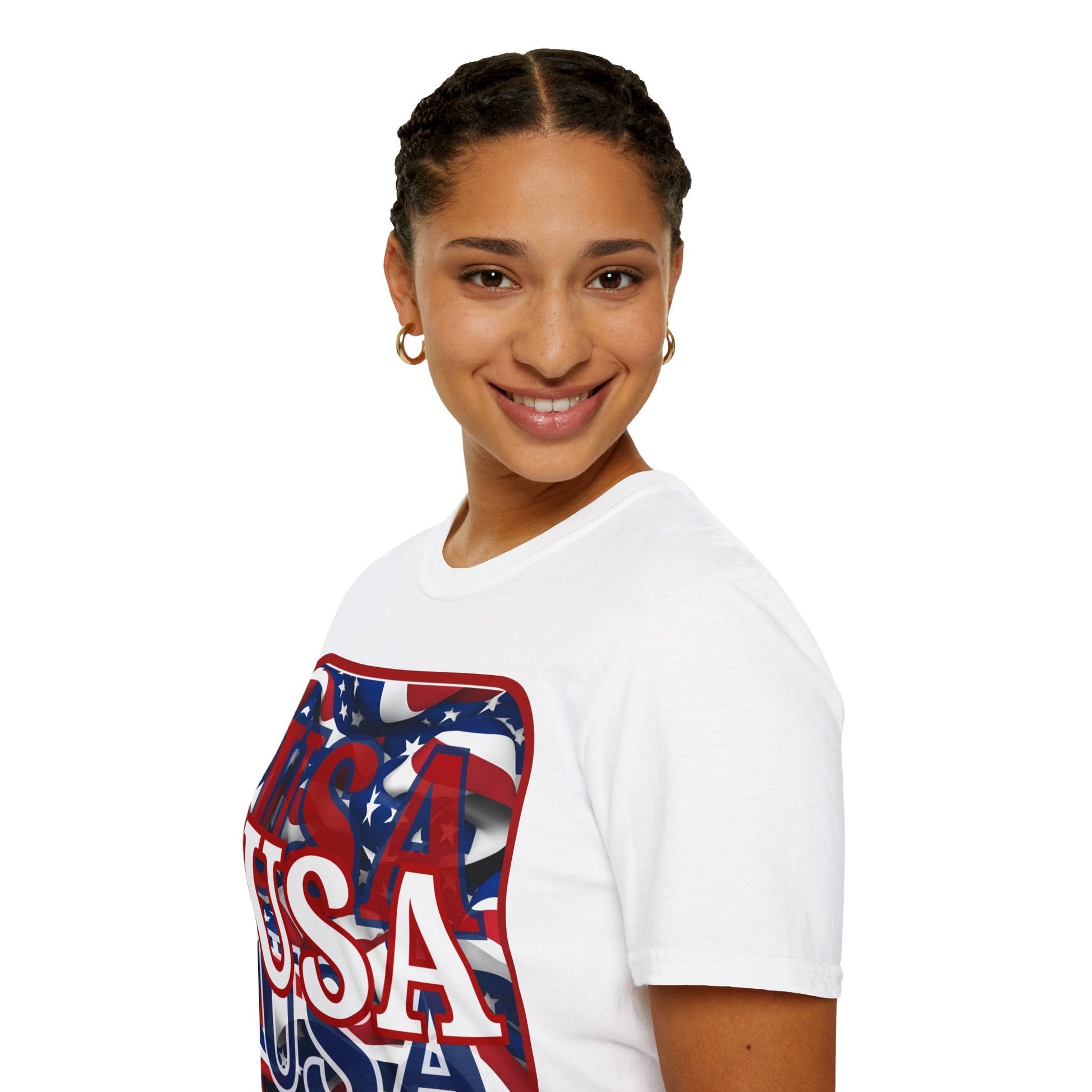 Red WHITE and Blue USA Patriot LTcolors Unisex T-Shirt by cypherpunkgear – cypherpunkgear.com | Cypherpunk Merch