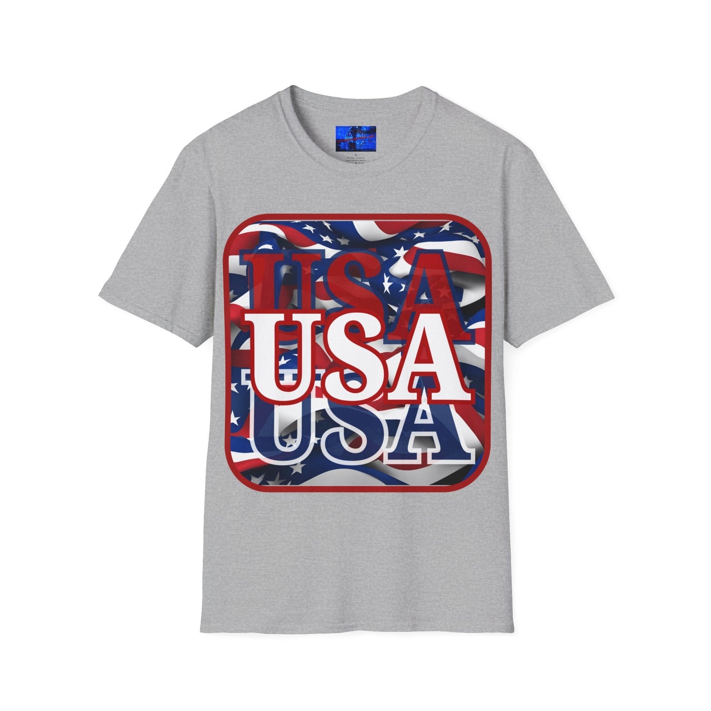 Red WHITE and Blue USA Patriot LTcolors Unisex T-Shirt by cypherpunkgear – cypherpunkgear.com | Cypherpunk Merch