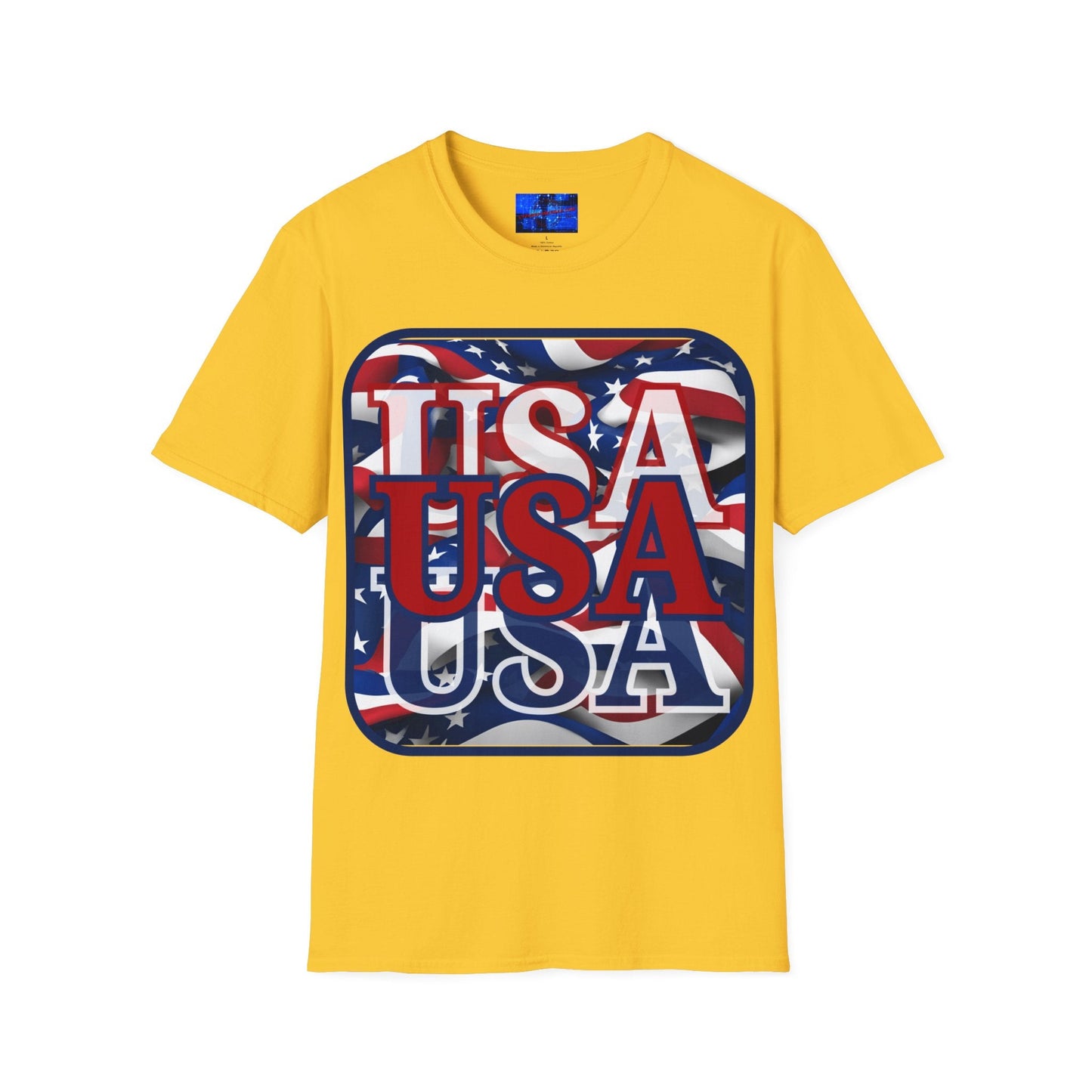 RED White and Blue USA Patriot LTcolors Unisex T-Shirt by cypherpunkgear – cypherpunkgear.com | Cypherpunk Merch