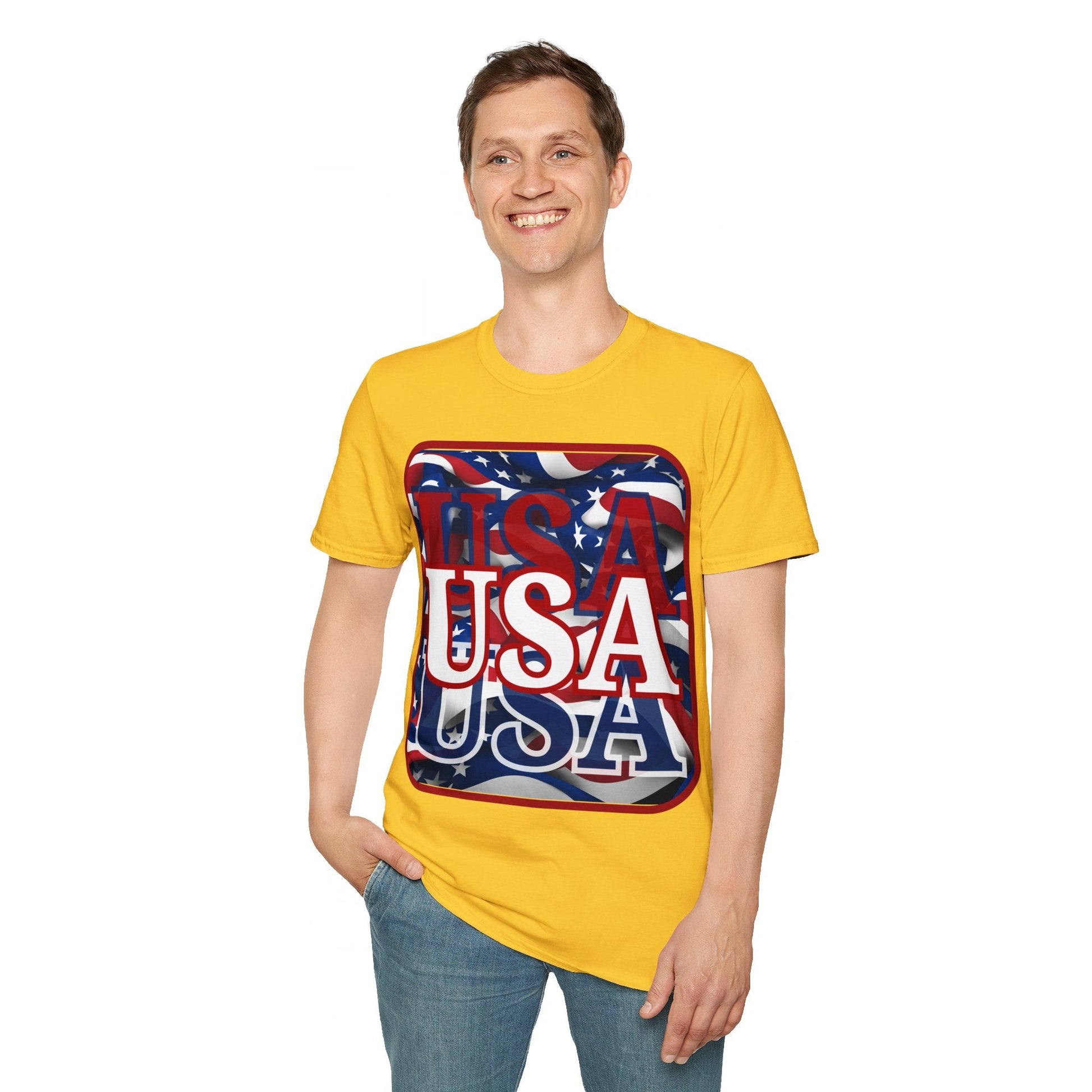 Red WHITE and Blue USA Patriot LTcolors Unisex T-Shirt by cypherpunkgear – cypherpunkgear.com | Cypherpunk Merch