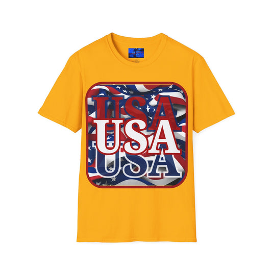 Red WHITE and Blue USA Patriot LTcolors Unisex T-Shirt by cypherpunkgear – cypherpunkgear.com | Cypherpunk Merch