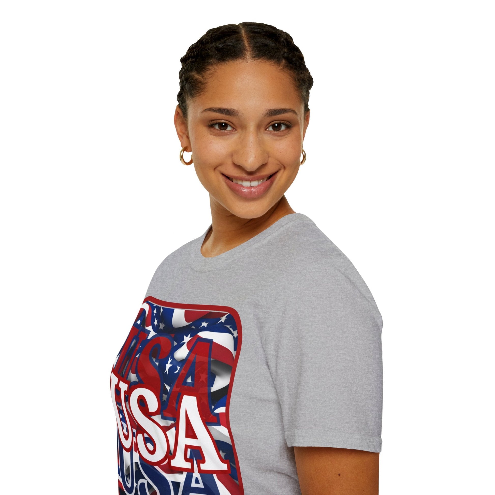 Red WHITE and Blue USA Patriot LTcolors Unisex T-Shirt by cypherpunkgear – cypherpunkgear.com | Cypherpunk Merch