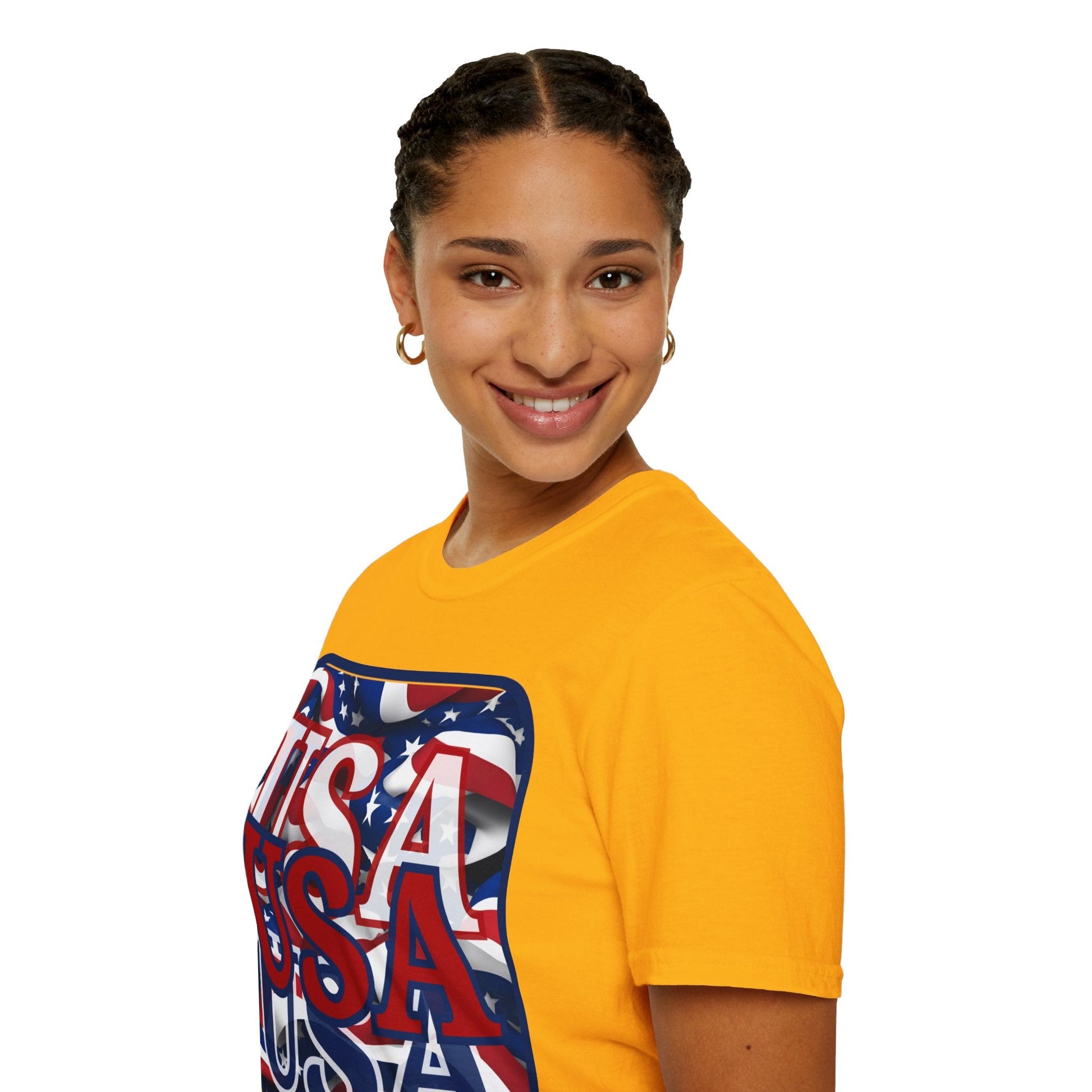RED White and Blue USA Patriot LTcolors Unisex T-Shirt by cypherpunkgear – cypherpunkgear.com | Cypherpunk Merch