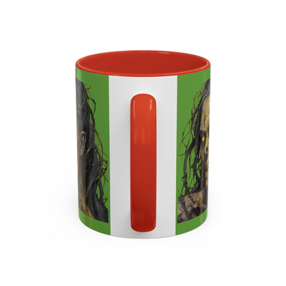 Rose Rottingham Has Risen Accent Mug by cypherpunkgear – cypherpunkgear.com | Cypherpunk Merch