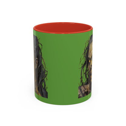 Rose Rottingham Has Risen Accent Mug by cypherpunkgear – cypherpunkgear.com | Cypherpunk Merch