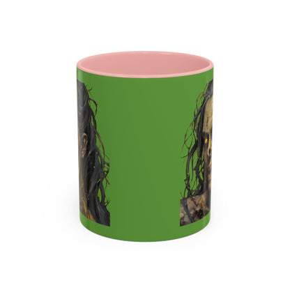 Rose Rottingham Has Risen Accent Mug by cypherpunkgear – cypherpunkgear.com | Cypherpunk Merch