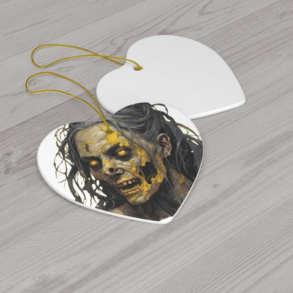Rose Rottingham Has Risen Ceramic Heart Ornament by cypherpunkgear – cypherpunkgear.com | Cypherpunk Merch