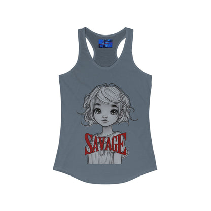 Savage Women's Racerback Tank Top by cypherpunkgear.com – cypherpunkgear.com | Cypherpunk Merch