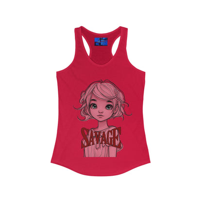 Savage Women's Racerback Tank Top by cypherpunkgear.com – cypherpunkgear.com | Cypherpunk Merch