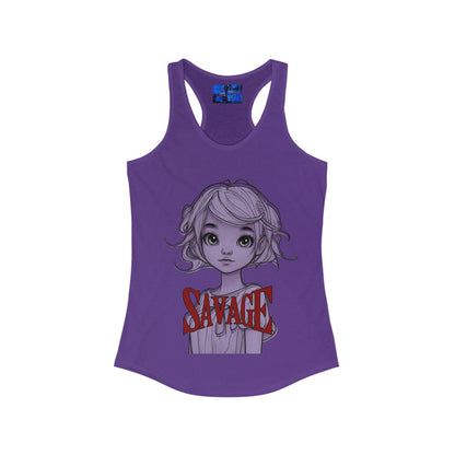 Savage Women's Racerback Tank Top by cypherpunkgear.com – cypherpunkgear.com | Cypherpunk Merch