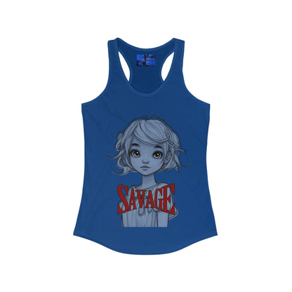 Savage Women's Racerback Tank Top by cypherpunkgear.com – cypherpunkgear.com | Cypherpunk Merch