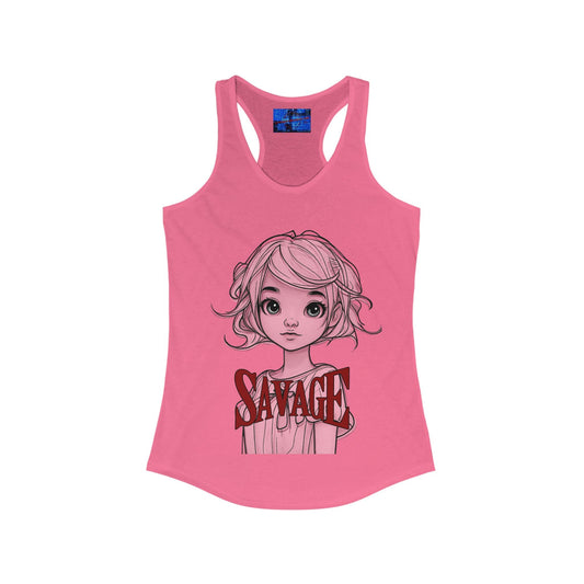 Savage Women's Racerback Tank Top by cypherpunkgear.com – cypherpunkgear.com | Cypherpunk Merch