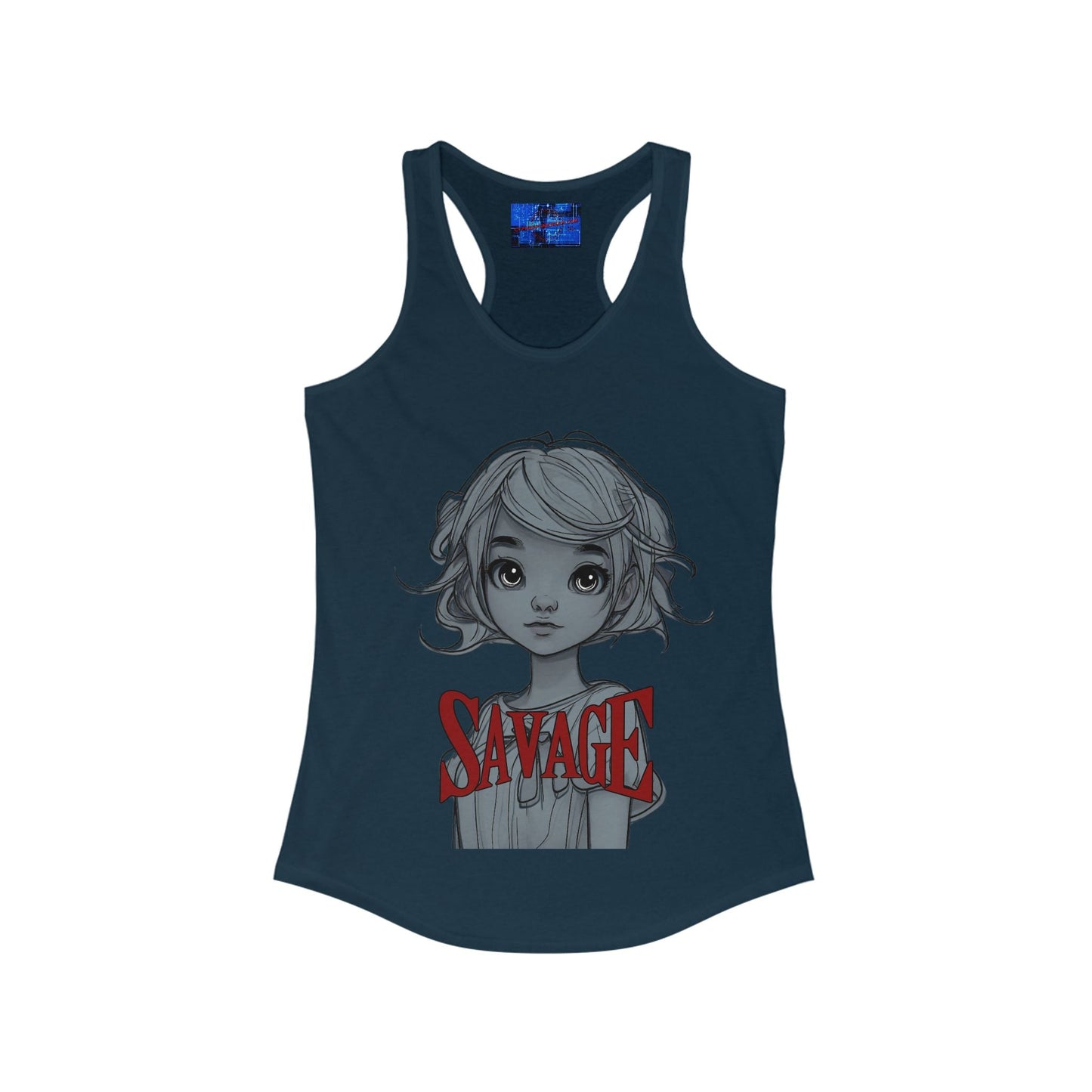Savage Women's Racerback Tank Top by cypherpunkgear.com – cypherpunkgear.com | Cypherpunk Merch