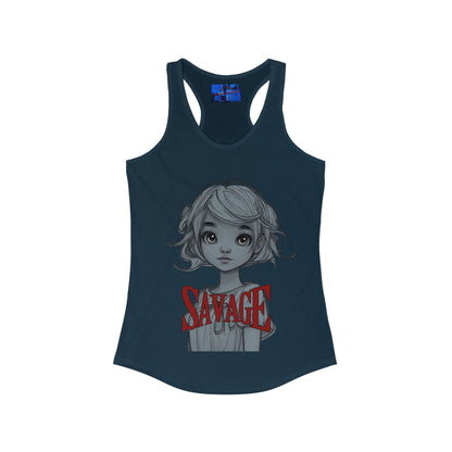 Savage Women's Racerback Tank Top by cypherpunkgear.com – cypherpunkgear.com | Cypherpunk Merch