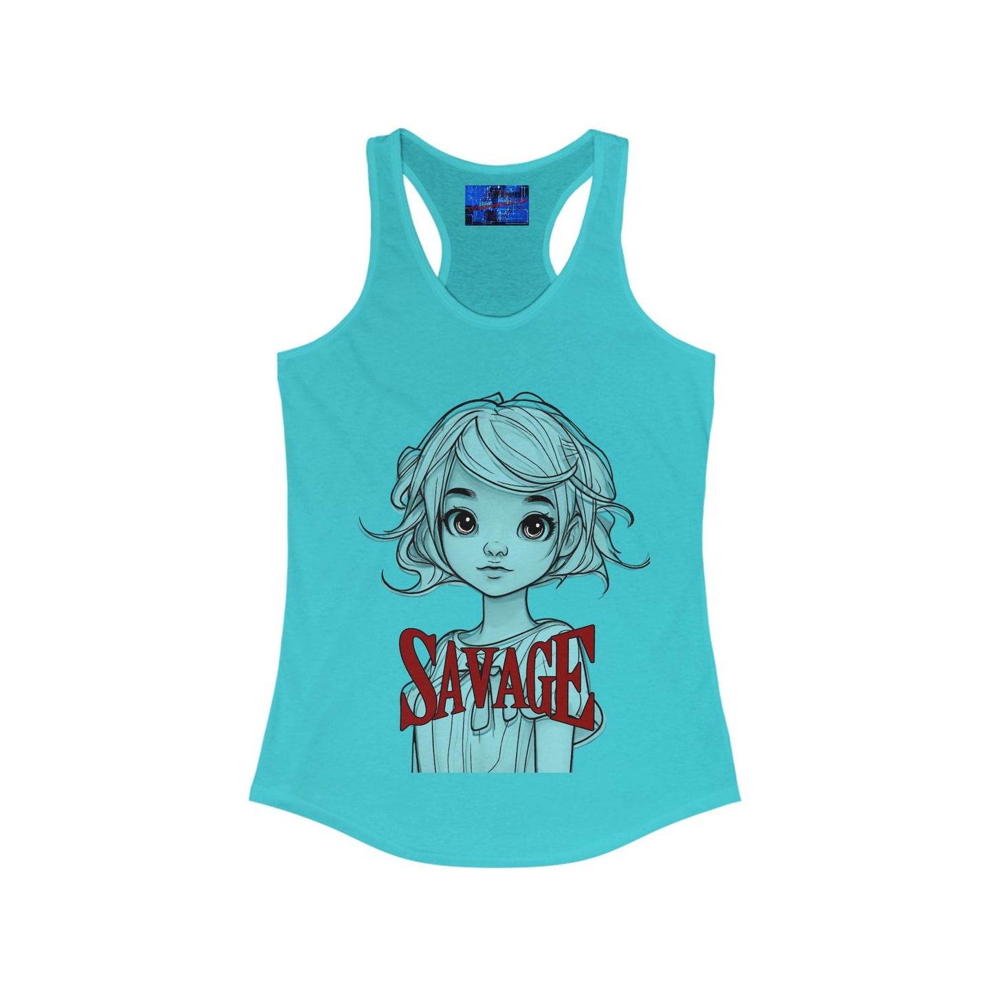 Savage Women's Racerback Tank Top by cypherpunkgear.com – cypherpunkgear.com | Cypherpunk Merch