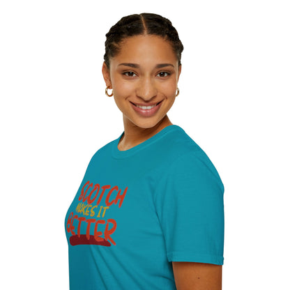 Scotch makes it better DKcolors Unisex T-Shirt by cypherpunkgear – cypherpunkgear.com | Cypherpunk Merch