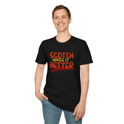 Scotch makes it better DKcolors Unisex T-Shirt by cypherpunkgear – cypherpunkgear.com | Cypherpunk Merch