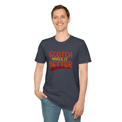 Scotch makes it better DKcolors Unisex T-Shirt by cypherpunkgear – cypherpunkgear.com | Cypherpunk Merch