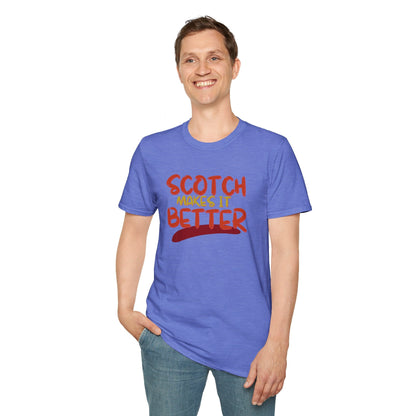 Scotch makes it better DKcolors Unisex T-Shirt by cypherpunkgear – cypherpunkgear.com | Cypherpunk Merch
